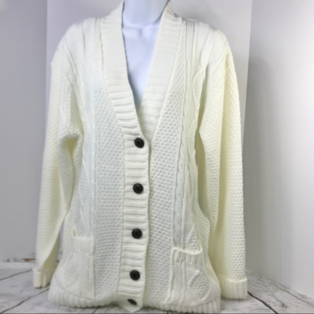 NEW Impulse Vneck Cardigan Sz XXL White